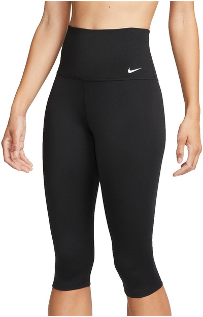 Спортски хеланки Nike One, висок струк, Dri-FIT, црни