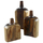 Set dekor shishe teak 3-pjesësh (HM7716)
