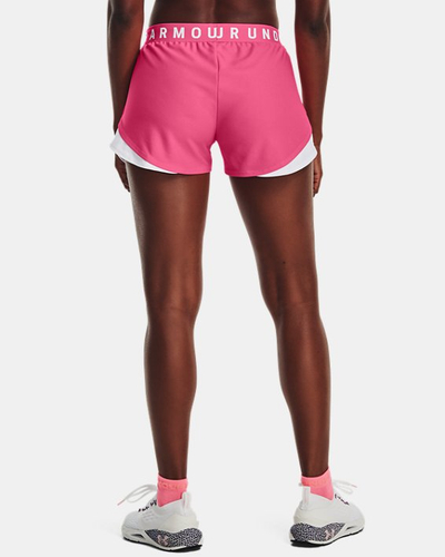Pantallona të shkurtra Under Armour Play Up 3.0, për femra, M, rozë