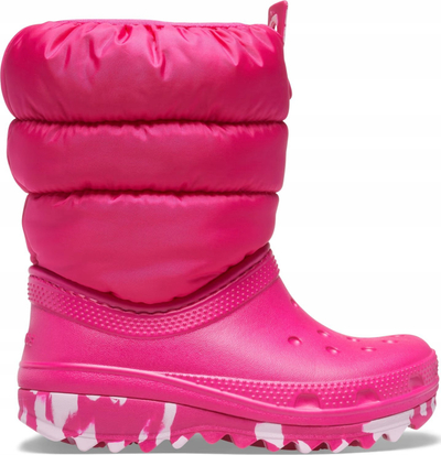 Çizme dimri për kalamaj Crocs Classic Neo Puff Boot Toddler, EU 24/25, rozë
