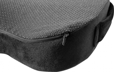 Jastëk ortopedik sediljeje Powerton WPEUS2, memory foam, ergonomik, i zi