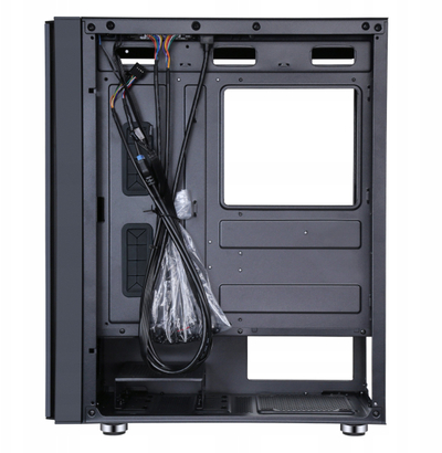 Kutia e kompjuterit ZENPC Z5 Mesh, mid tower, 4x 120mm PWM, e zezë
