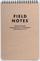 Bllok shënimesh Field Notes Steno Pad, 6" x 9", vijëzim stenografik, kapak kartoni i fortë