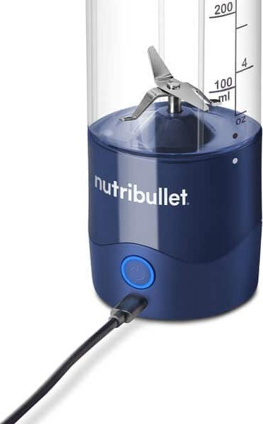 Blender portativ Nutribullet NBP003NBL, 475ml, karikim USB C