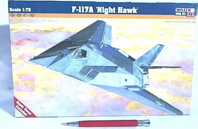 Model aeroplani Olimp F-117A Night Hawk E-05, 1:72, për ngjitje