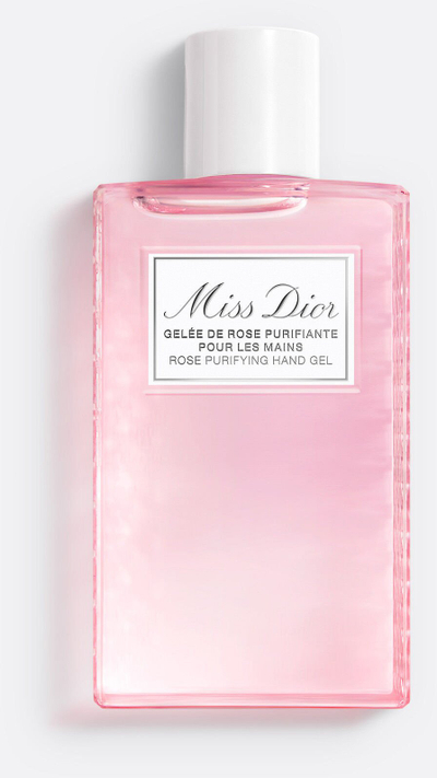 Xhel pastrues për duar Dior Miss Dior Rose, aromë lulesh, i tejdukshëm