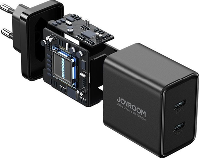 Karikues i shpejt Joyroom JR-TCF09, 2x USB-C, 40W, i zi