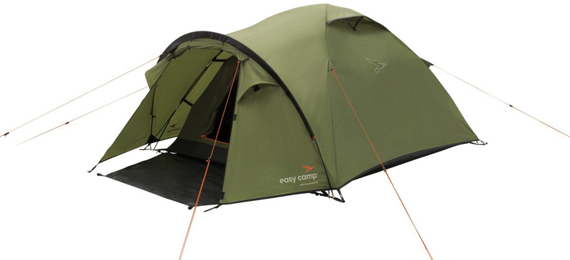 Çadër kampingu Easy Camp Setesdal 3, 3 persona, verandë me dysheme, jeshile