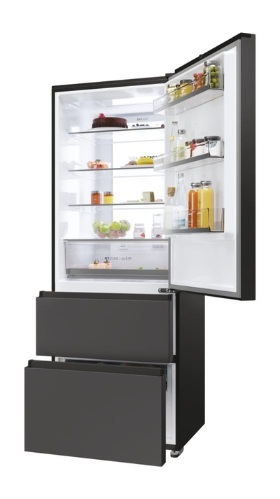 Frigorifer Haier 3D 70 Series 5 HTR5719ENPT, 528L, klasë energjie E, i zi