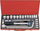 Set çelësash King Tony Socket Set, 1/2", 10-32mm, 24 copa, krom