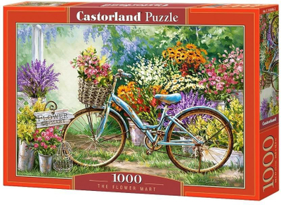 Сложувалка Castorland The Flower Mart, 1000 делови, повеќебојна
