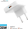 Karikues FIXED Slim GaN, 30W, USB C PD, i bardhë