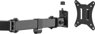 Mbajtëse tavoline për monitorë Equip 650159, për 4 monitorë 17" - 32", VESA 75x75 100x100, e zezë