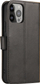 Këllëf telefoni Magnet Case TCL 205, me kapak portofol, lëkurë eko, i zi