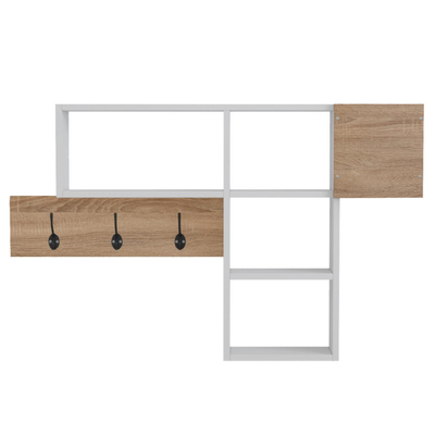 Paradhomë me rafte Harlan 99,5x15x61Hcm (HM8973.12), bardhë