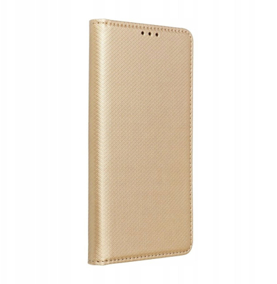Këllëf libër për telefon Smart Case për Motorola G55 5G, me magnet, gold