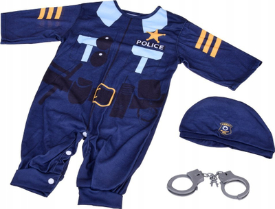 Kostum policie për fëmijë ZA5304, me pranga, blu