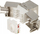 Keystone konektor FX-RJ45-6A-16, RJ45 Cat 6A, i blinduar, ngjyrë argjendi