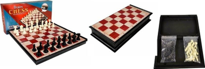 Set shahu Outlet Classic Chess, planë 33x33 cm, klasik