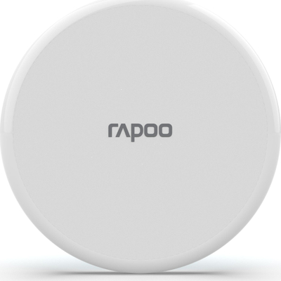 Безжичен полнач Рапоо XC105, Qi, Брзо полнење 10W, бел