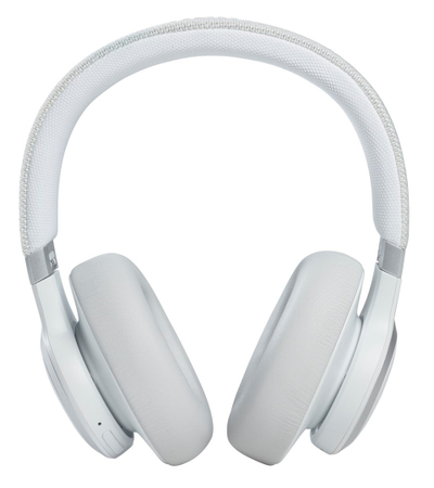 Kufje Bluetooth JBL Live 660 BT, 40mm, me ANC, të bardha