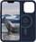 Mbrojtëse telefoni dbramante1928 Monaco, iPhone 14 Pro, magnetike, blu e errët