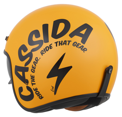 Helmetë moto CASSIDA Oxygen 2.0 Gear, diellore, ECE 22.06, S, verdhë e zezë