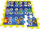Dyshek puzzle me shkronja Vedes 730 05 809, 9 copa, shkumë PE, shumëngjyrësh