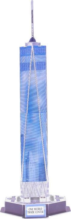 Puzzle 3D Clever & Happy One World Trade Center ZA3787, 23 pjesë, 63 cm, blu