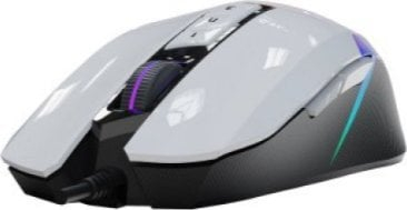 Maus gaming A4tech Bloody W60 Max Activated, me kabllo, RGB, i bardhë