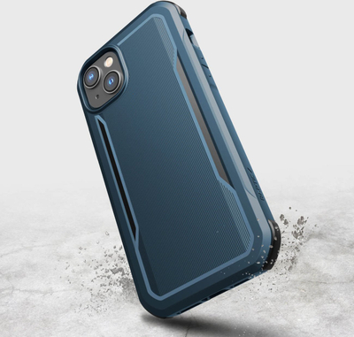 Mbështjellëse Raptic Fort për iPhone 14, MagSafe, e blinduar, blu
