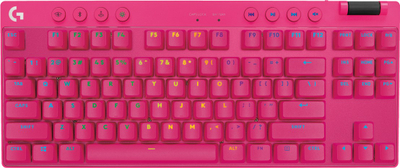 Logitech G PRO X TKL - Wireless, 2.4GHz, BT - Magenta