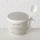 Filxhan porcelani Boltze, 600 ml, me kapak edhe lugë, bezhë