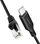 Kabëll rrjeti LogiLink CU0412, USB-C në RJ45, Cat6, 2 m, i zi
