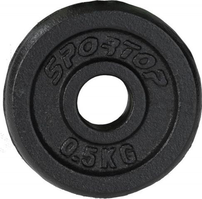 Disk hekuri Sportop, 0.5 kg fi26