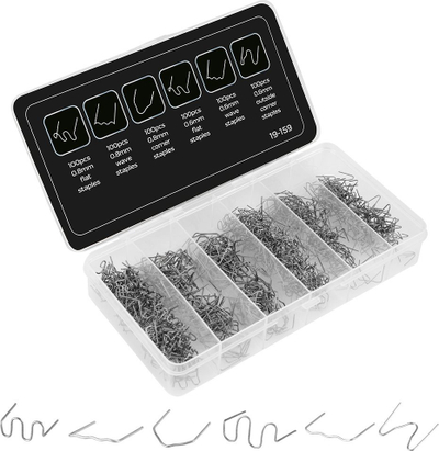 Set kapse metalike Neo 19-159, 600 copë, për plastikë, argjendi