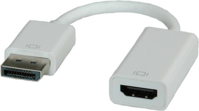 Adapter video Roline 12.03.3134, DisplayPort në HDMI, 150mm, i zi