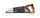 Sharrë dore Fiskars, 380mm, 9tpi, zezë/ portokalli