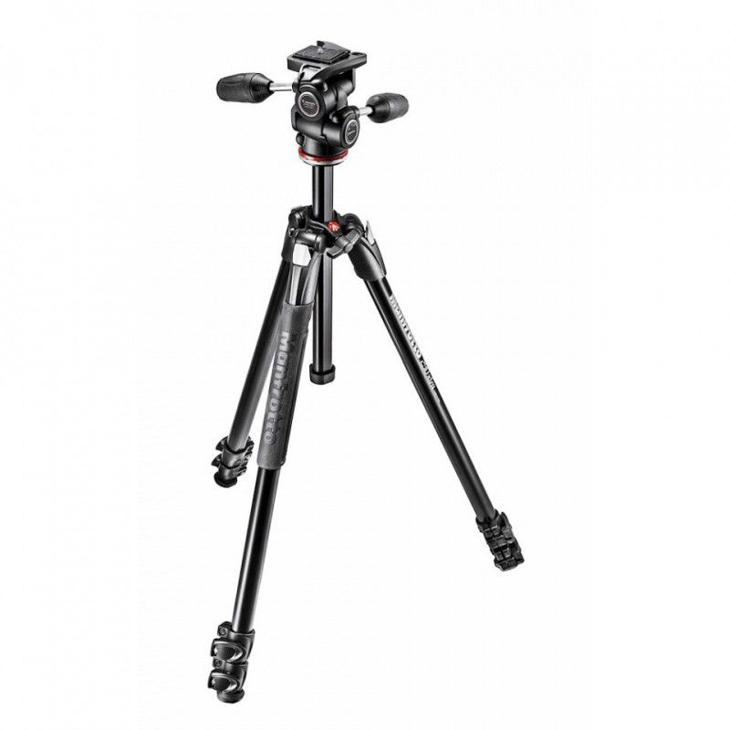 Tripod Manfrotto 290 Xtra Aluminium 3-Section me kokë