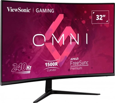Monitor gaming Viewsonic VX3219 PC MHD, 32\", Full HD, 240Hz, i zi