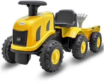 Traktor lodër me rimorkio Benny, ride on, i verdhë