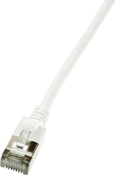 Kabllo rrjeti LogiLink CQ9011S, Cat6a UFTP, 0.3m, i bardhë