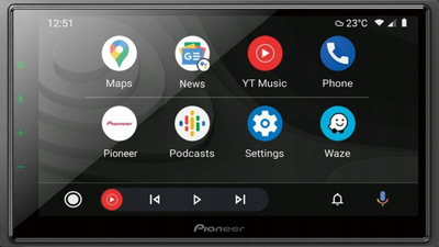 Radio veture Pioneer SPH-EVO64DAB, 6.8", DAB+, Bluetooth, i zi
