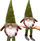Figurine dekorative Saska Garden Santa Claus, 60cm, jeshile