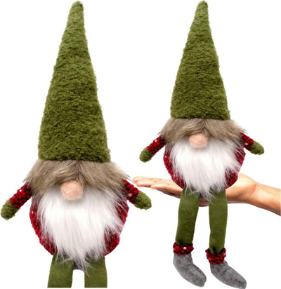 Figurine dekorative Saska Garden Santa Claus, 60cm, jeshile