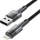 Kabllo Lightning Tech-Protect UltraBoost, USB-A, 25cm 2.4A, gri e errët
