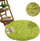 Tapet rrumbullak Strado Round Shaggy, 100x100 cm, antirrëshqitës, jeshil