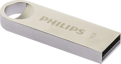 USB Philips Moon Edition 2.0, 16GB, metalik i argjendtë