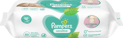 Peceta të lagura Pampers Sensitive 15 pako nga 80 copa