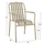 Karrige e jashtme HomeMarkt Rachel HM6088.07, alumin, 63x58x85cm, ulliri e errët